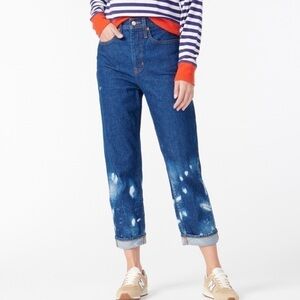 𝅺J. CREW Slouchy Boyfriend Outlaw Bleached Jeans 26